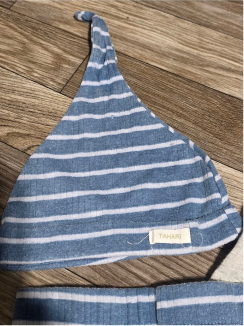 Baby Tahari Blue White Striped 